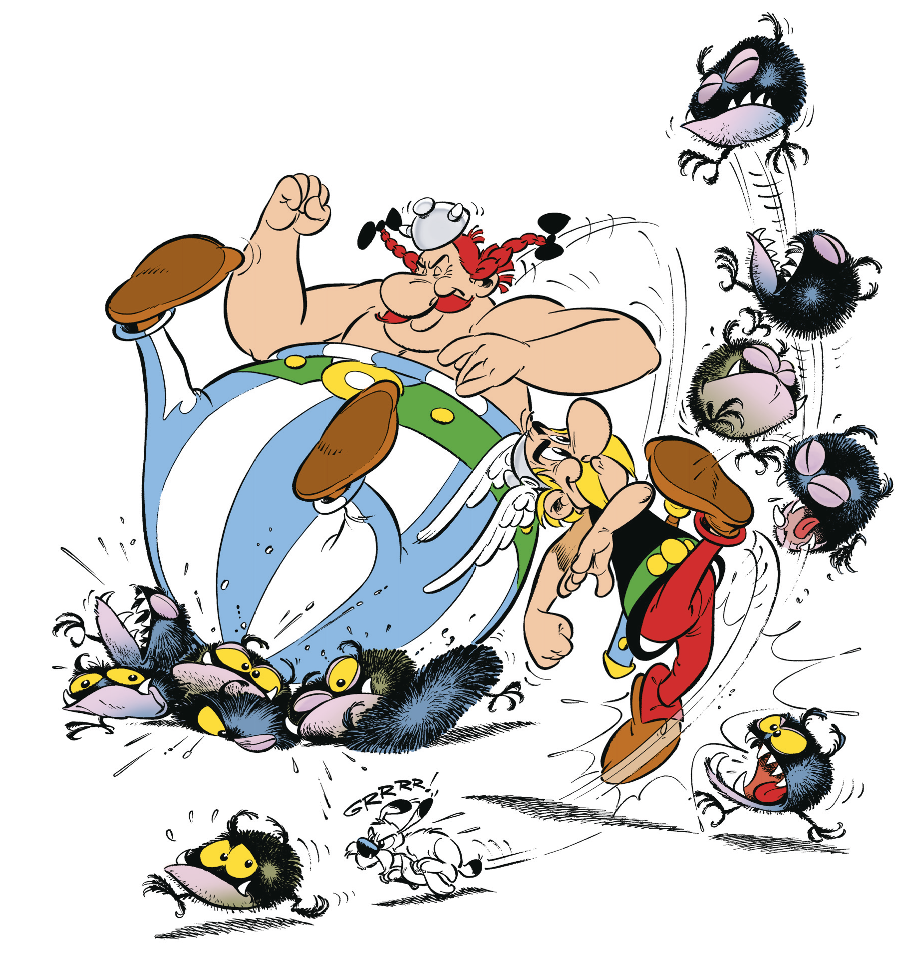 Obelix ecrase le virus